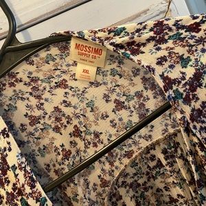 Tie front long sleeve shirt